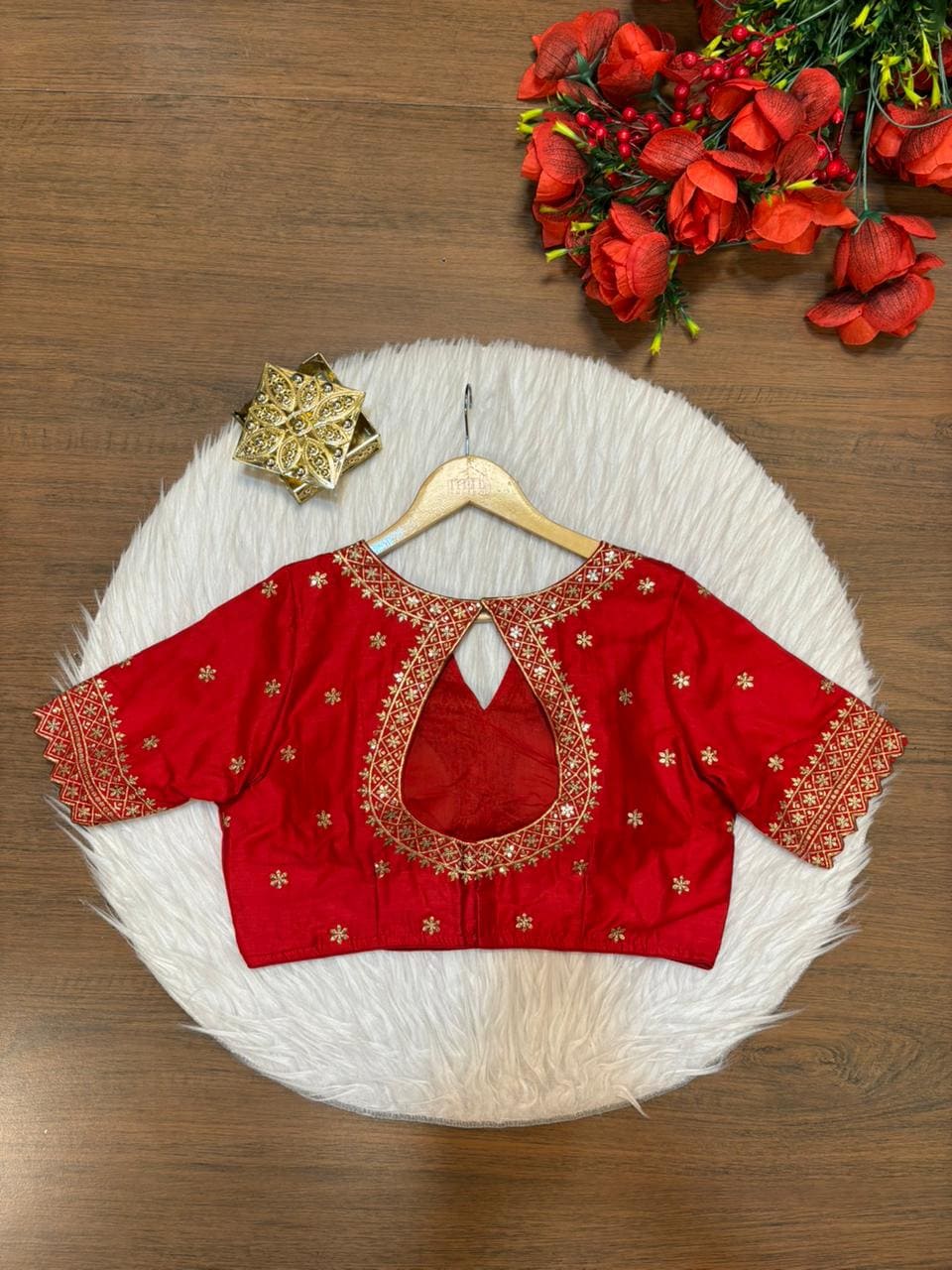 Each Stitch Designer Cotton Silk Blouse