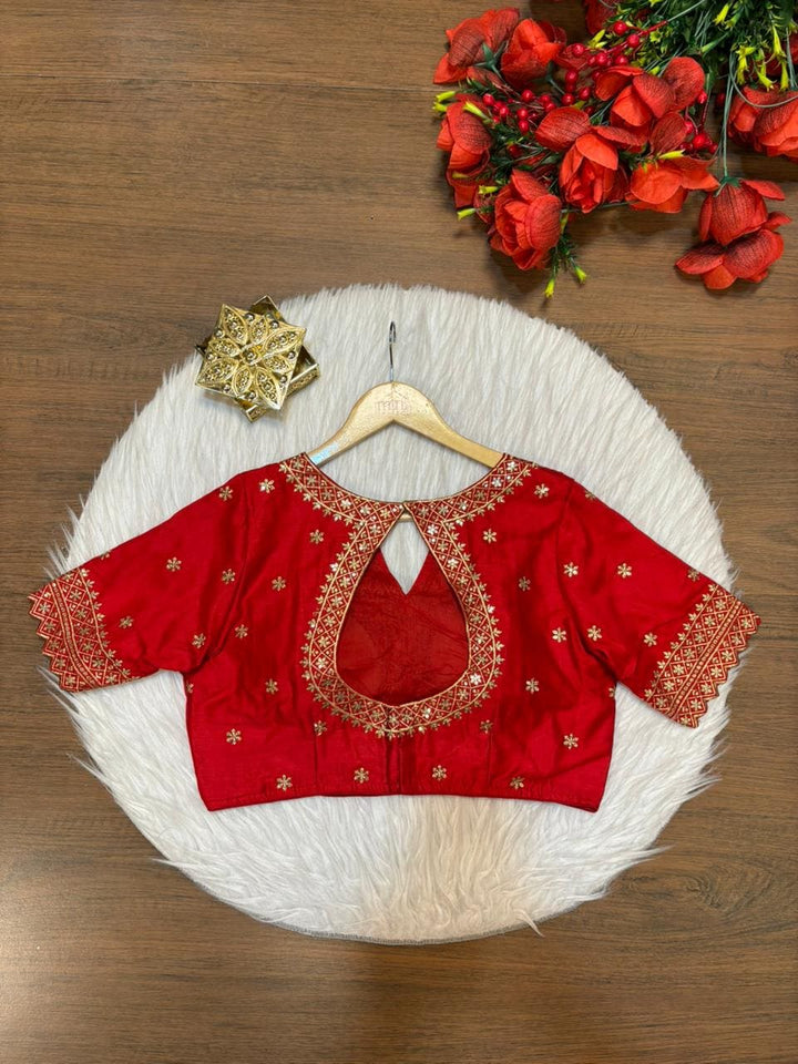 Each Stitch Designer Cotton Silk Blouse