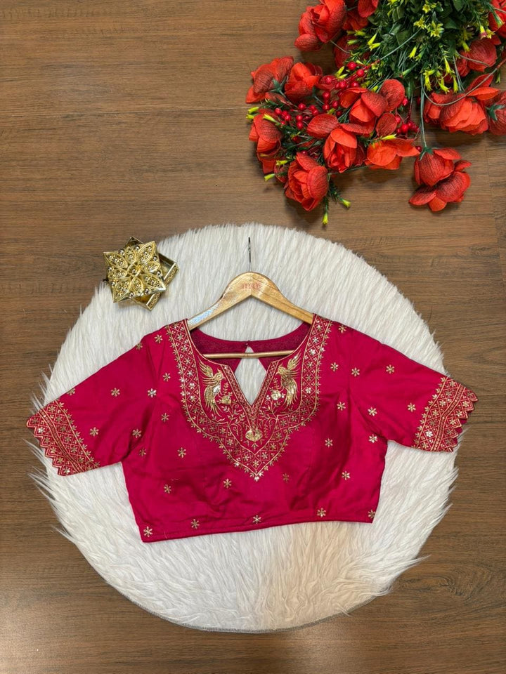 Each Stitch Designer Cotton Silk Blouse