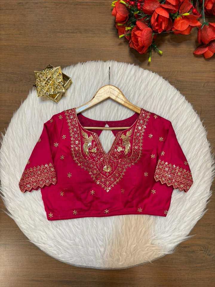 Each Stitch Designer Cotton Silk Blouse