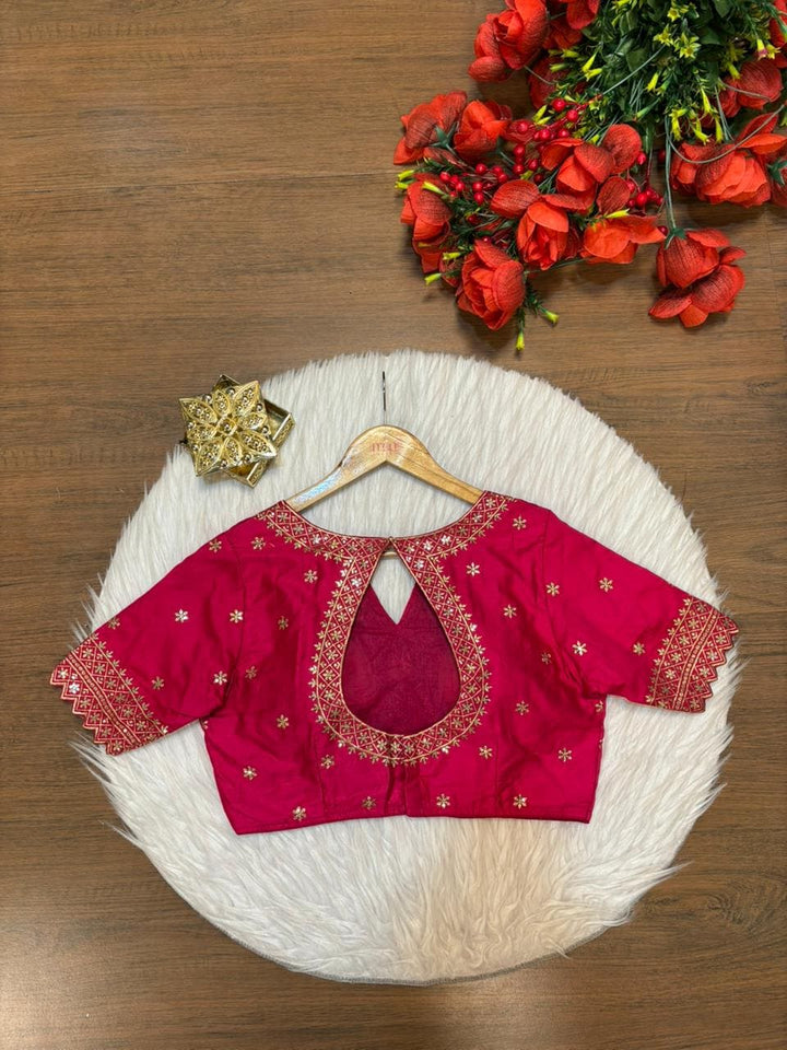 Each Stitch Designer Cotton Silk Blouse