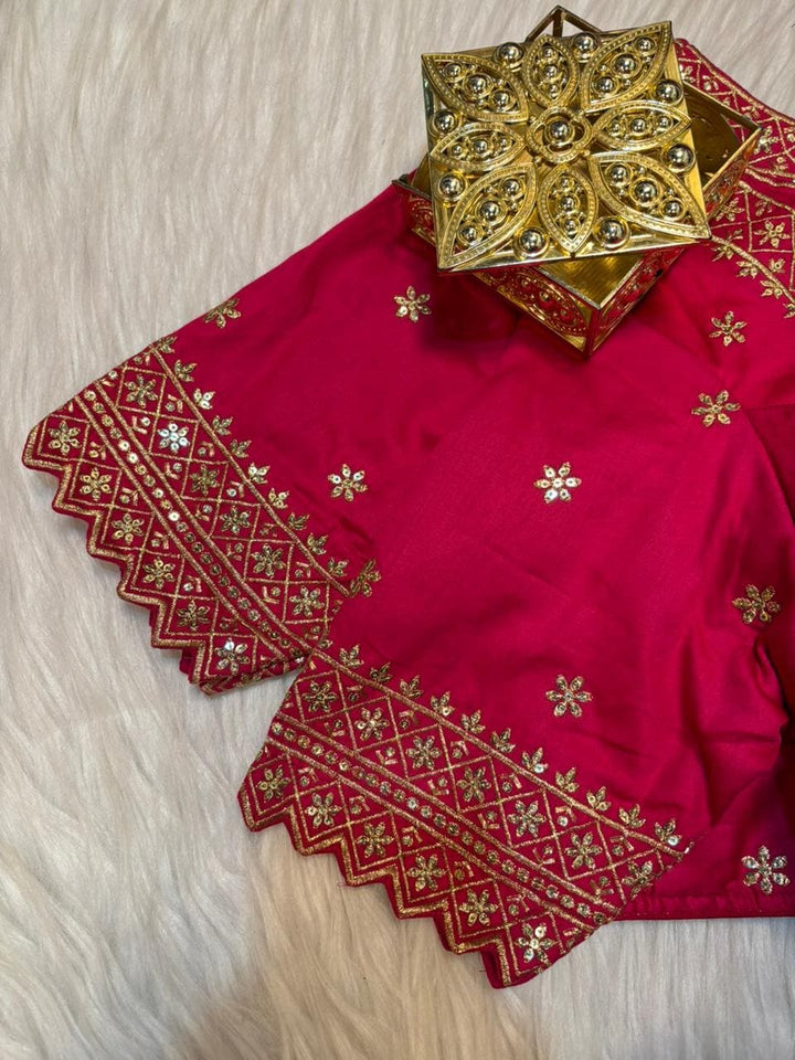 Each Stitch Designer Cotton Silk Blouse