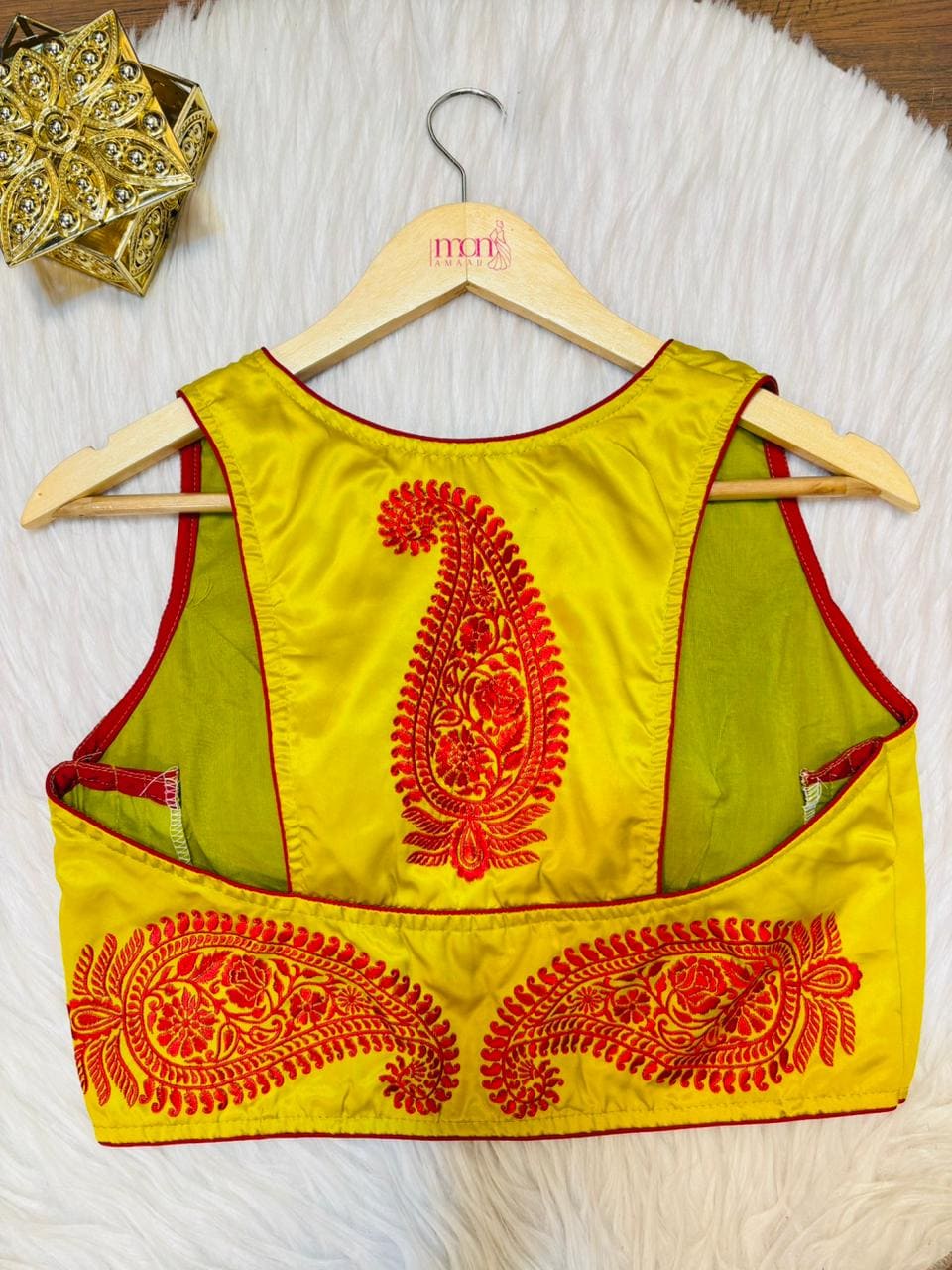 Sui Rekha Bridal Silk Blouse