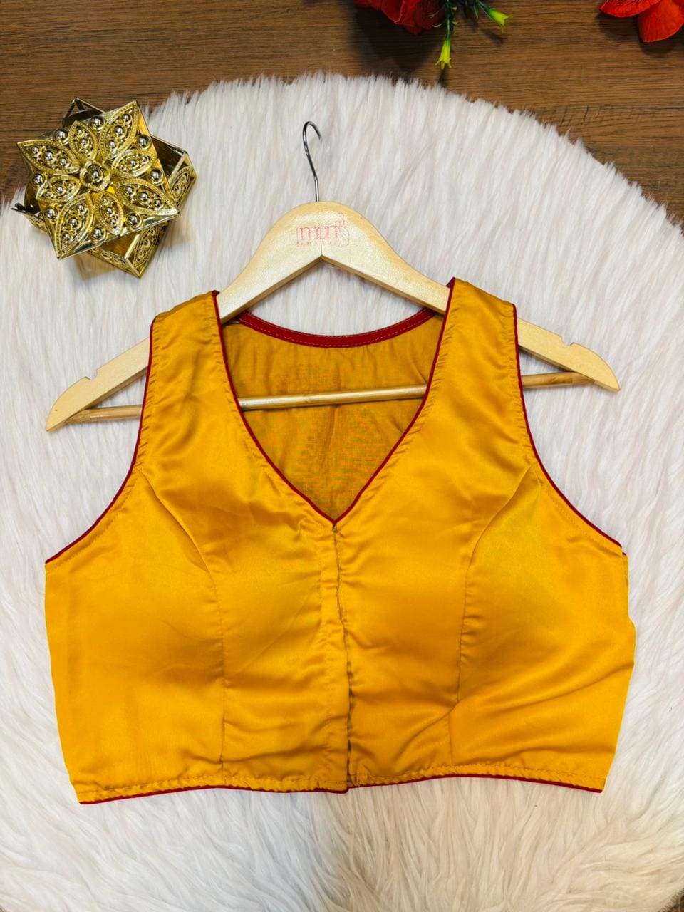 Sui Rekha Bridal Silk Blouse