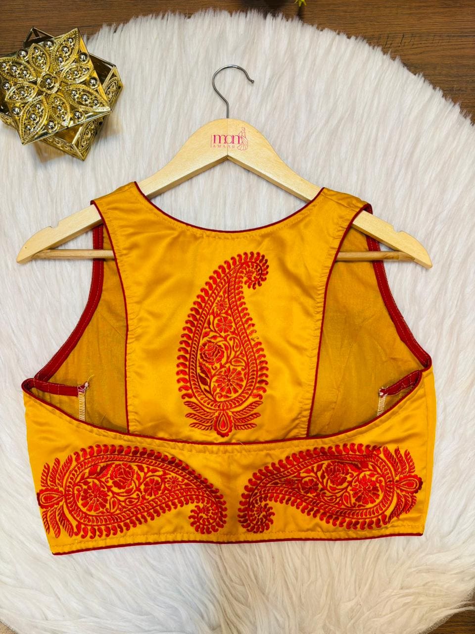 Sui Rekha Bridal Silk Blouse