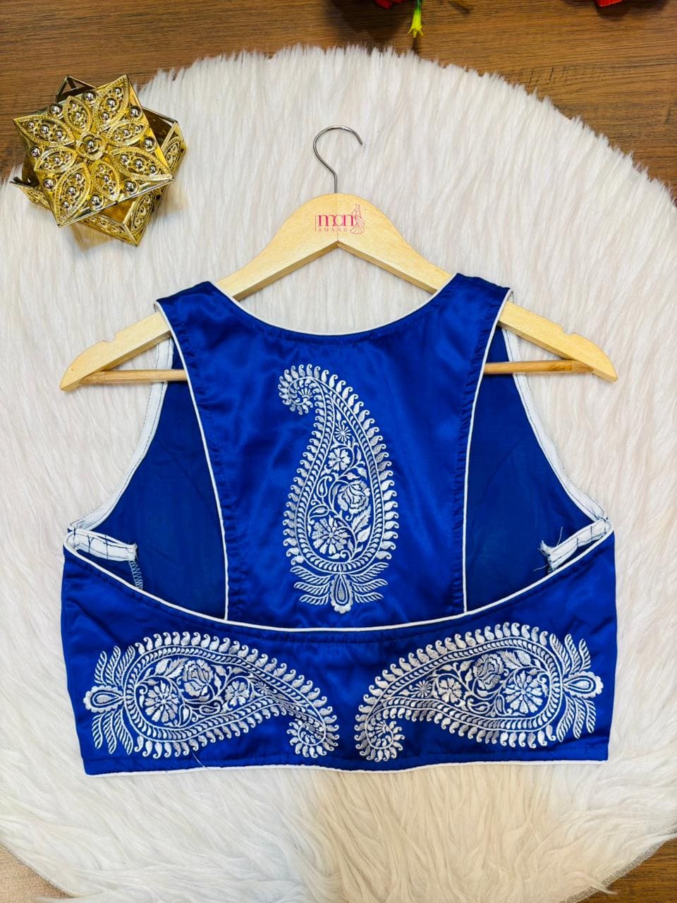 Sui Rekha Bridal Silk Blouse