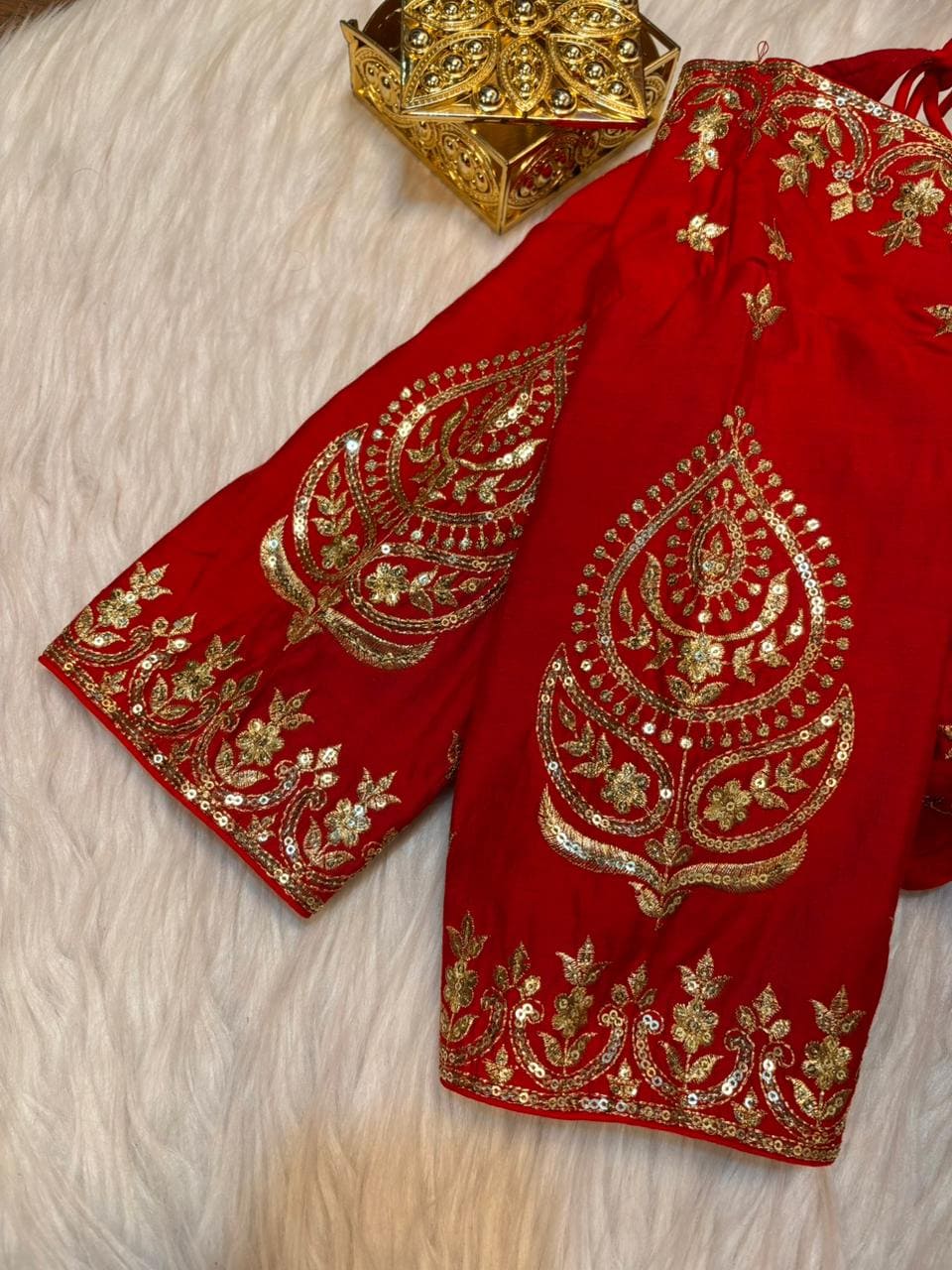 True Thread Fancy Silk Blouse