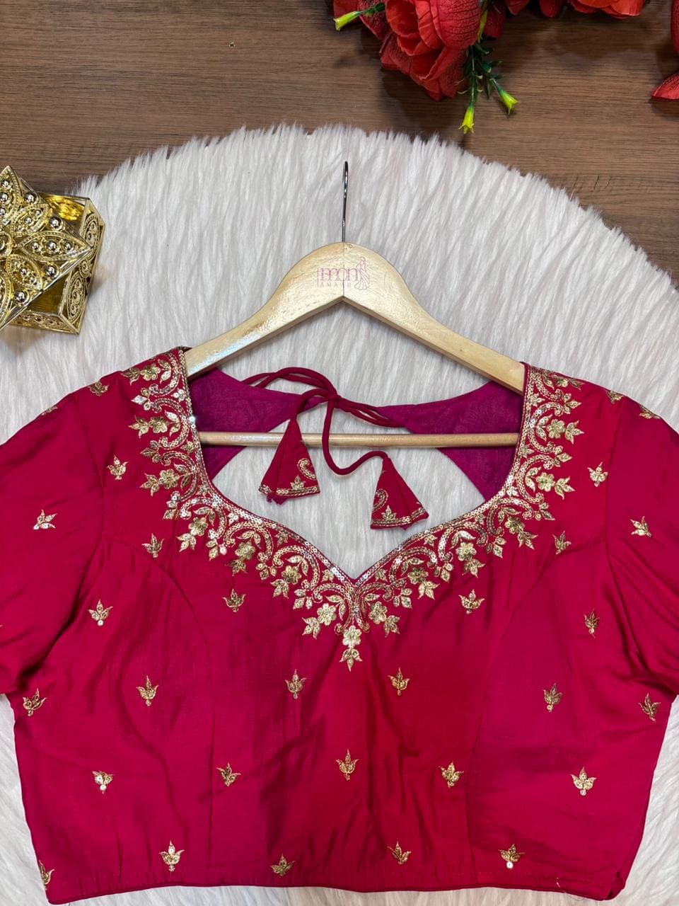 True Thread Fancy Silk Blouse