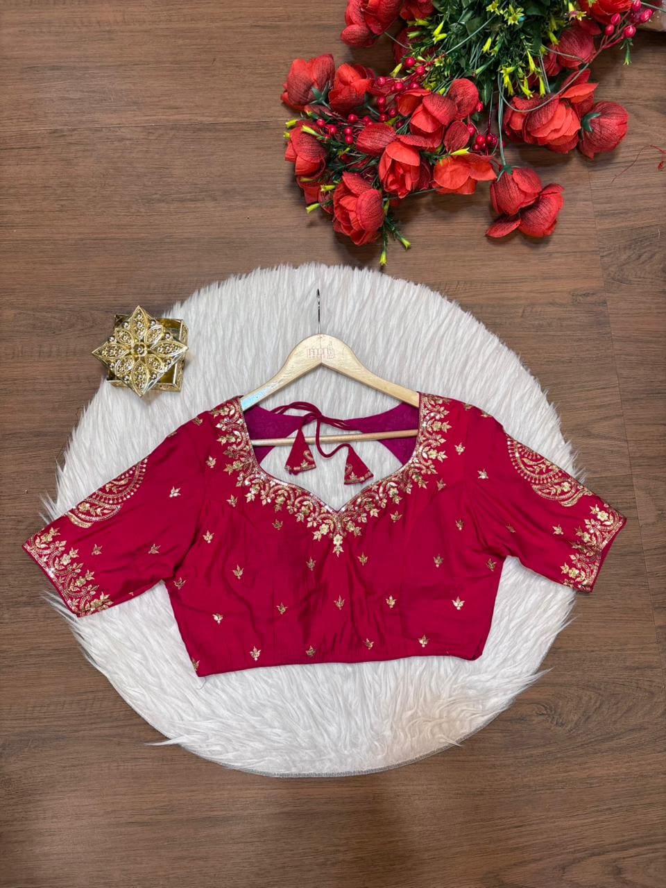 True Thread Fancy Silk Blouse