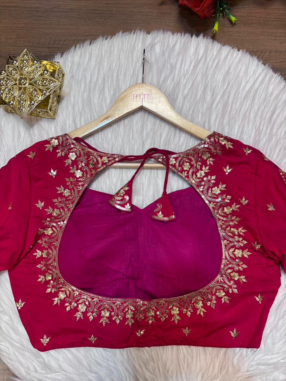 True Thread Fancy Silk Blouse