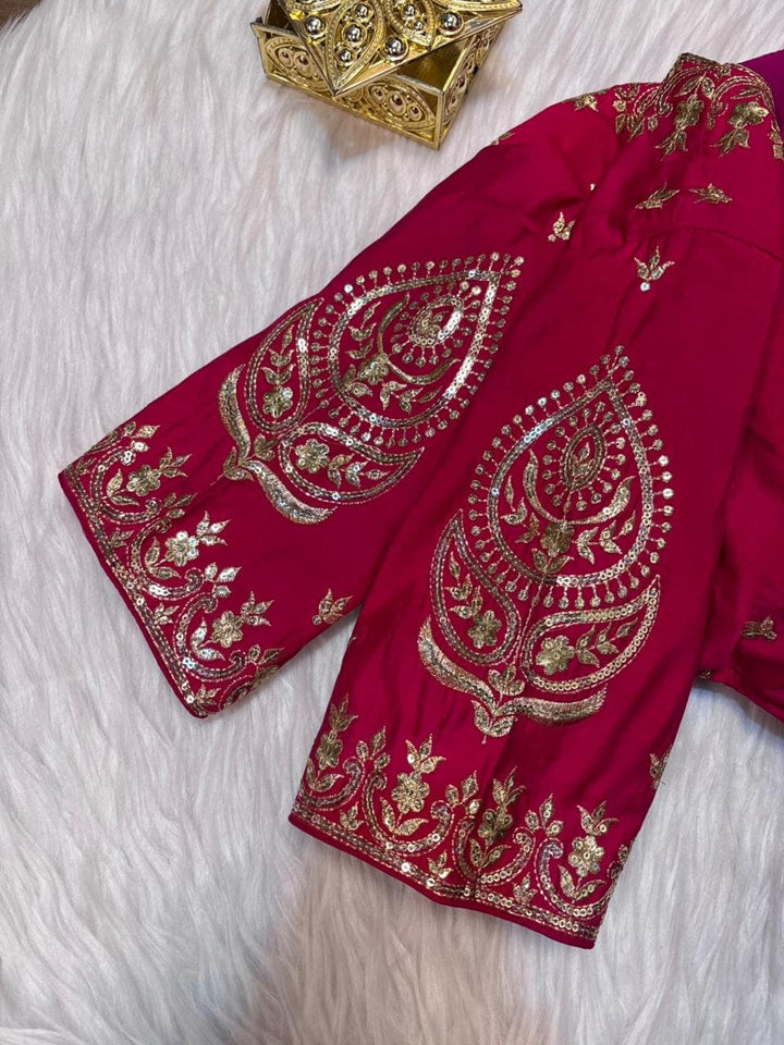 True Thread Fancy Silk Blouse