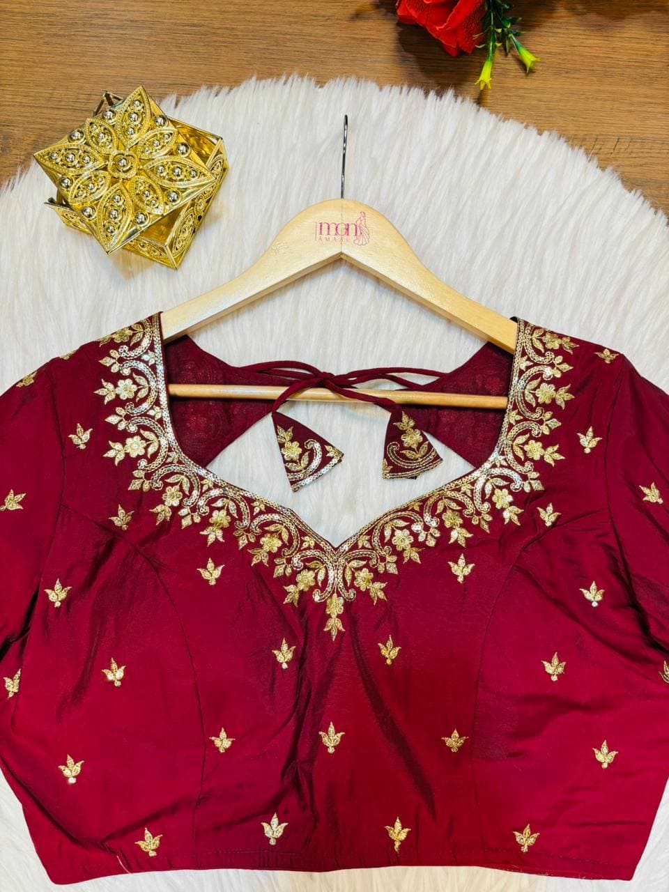 True Thread Fancy Silk Blouse