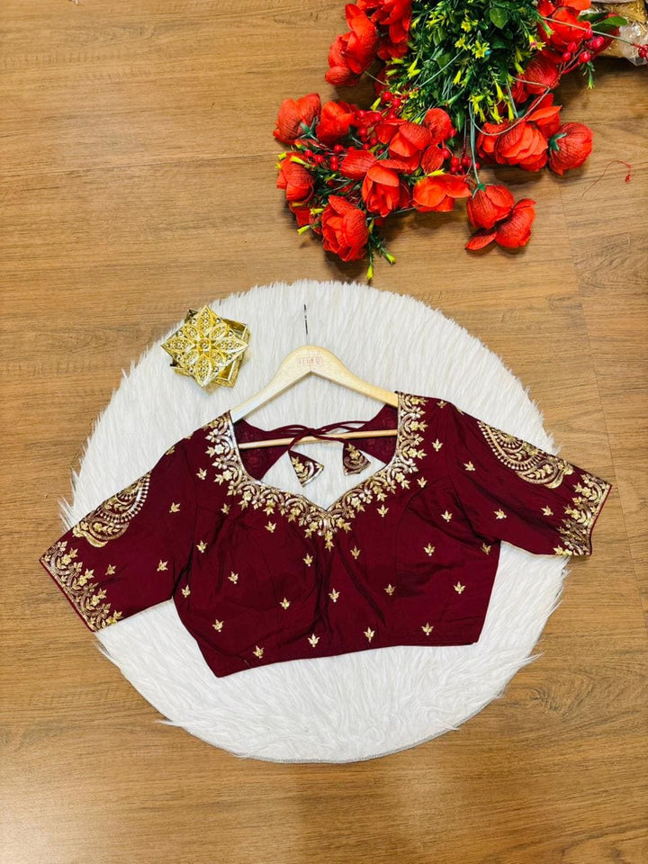 True Thread Fancy Silk Blouse