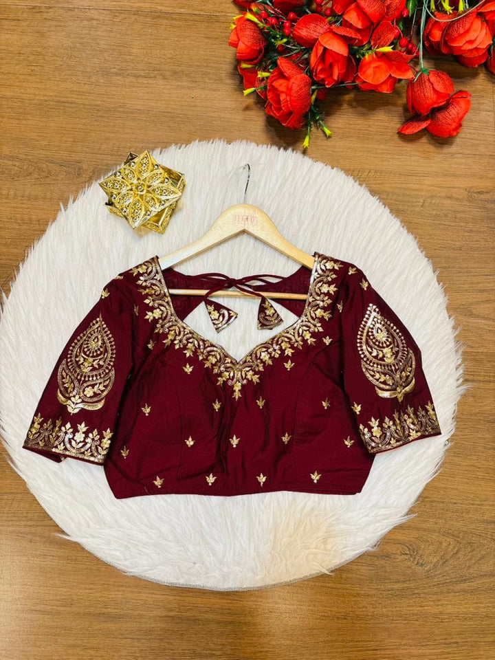 True Thread Fancy Silk Blouse