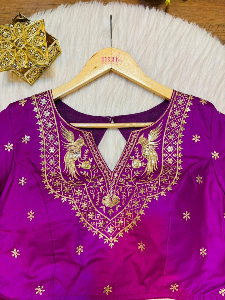 Each Stitch Designer Cotton Silk Blouse