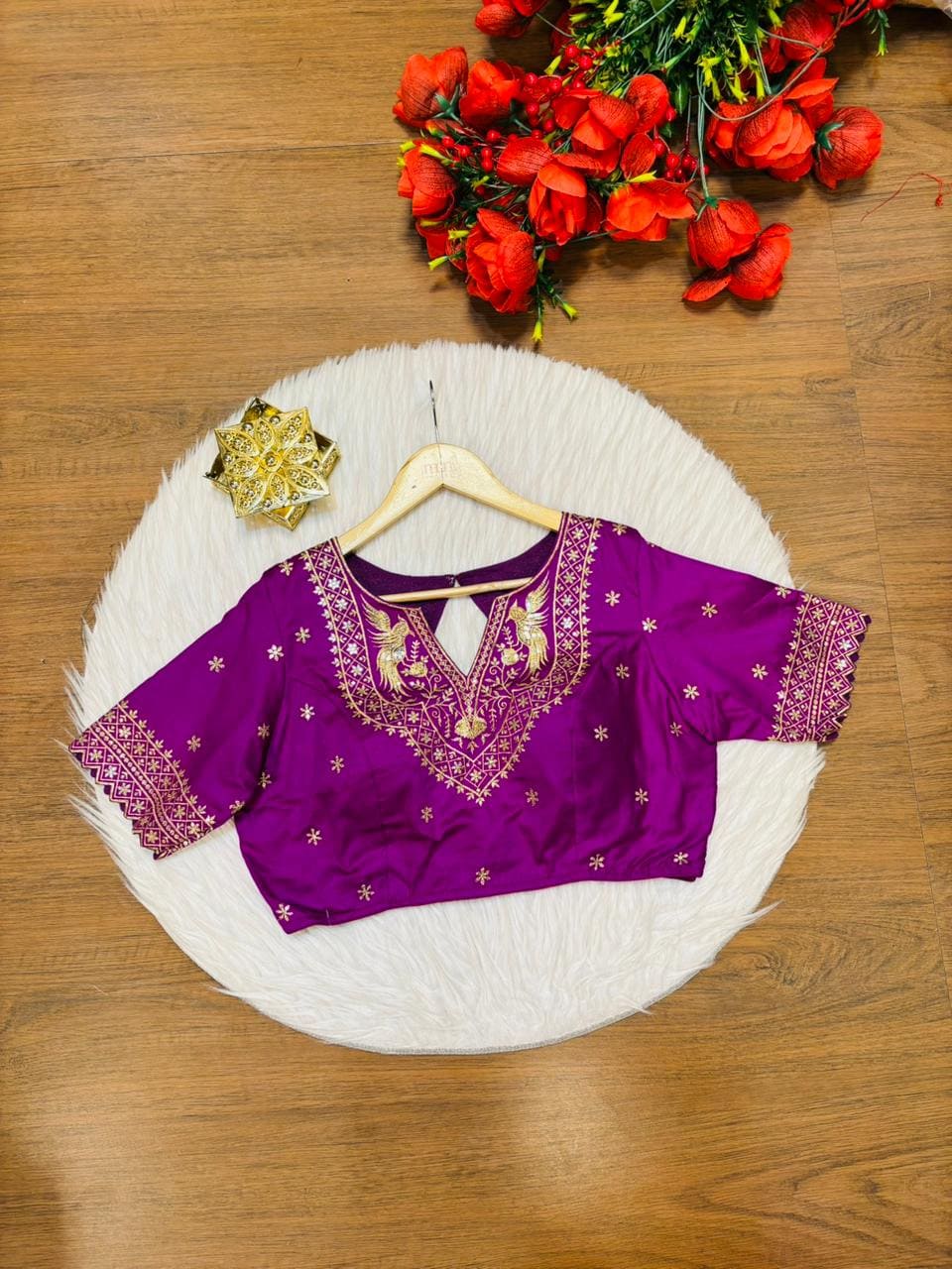 Each Stitch Designer Cotton Silk Blouse