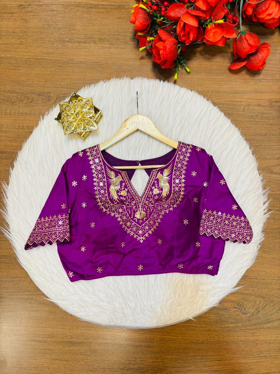 Each Stitch Designer Cotton Silk Blouse
