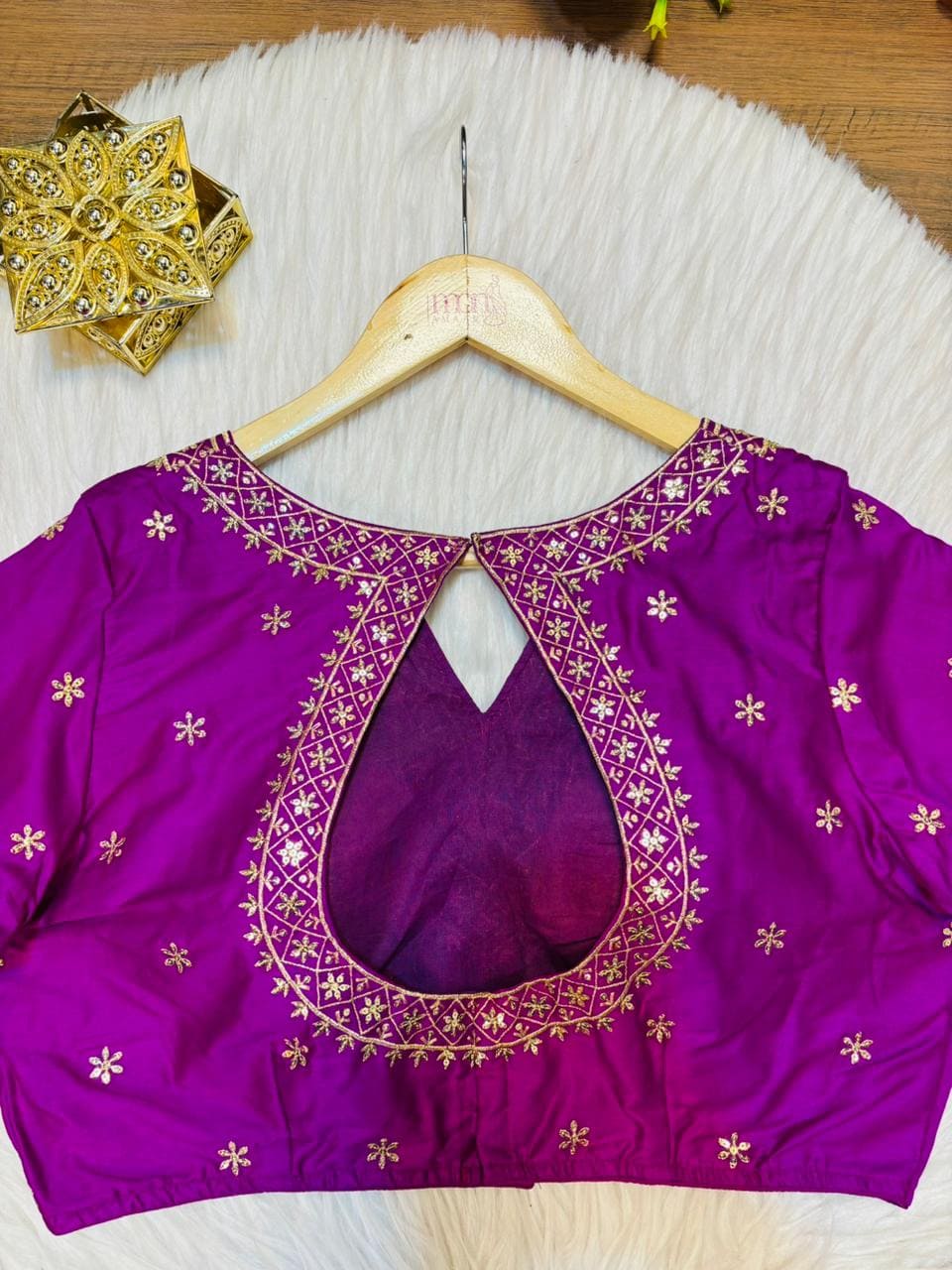 Each Stitch Designer Cotton Silk Blouse