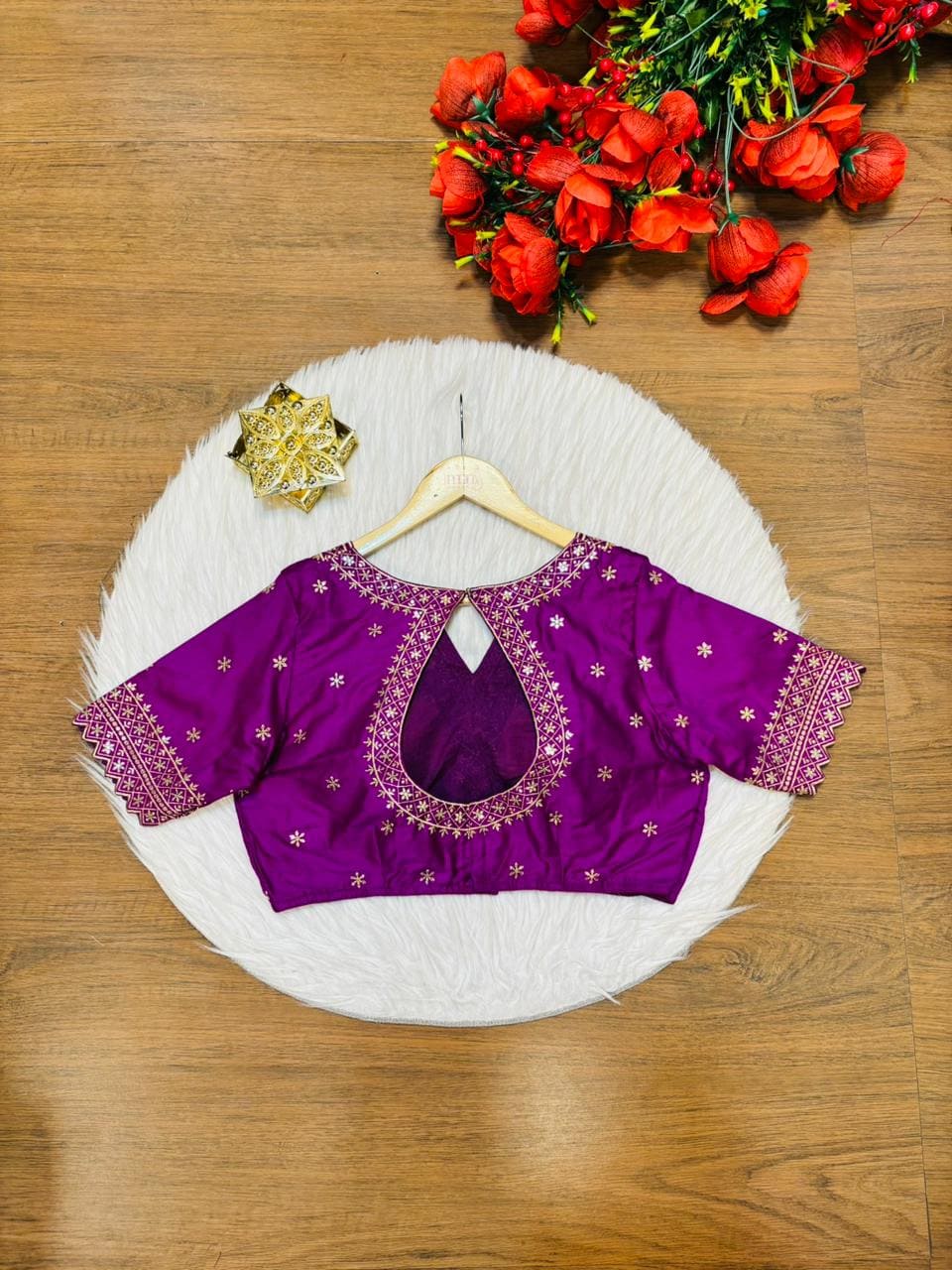 Each Stitch Designer Cotton Silk Blouse