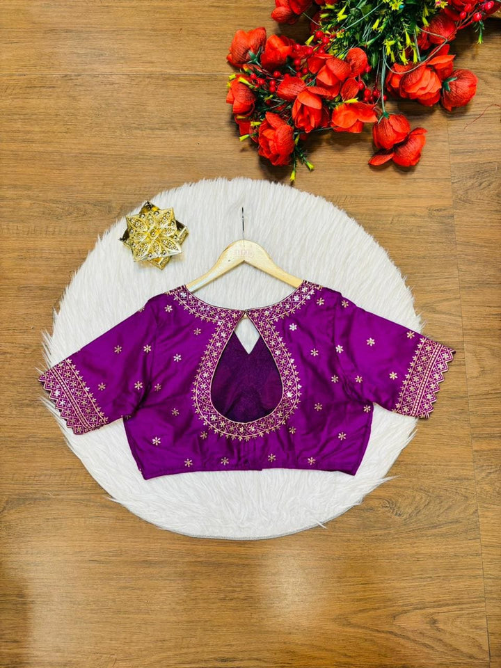 Each Stitch Designer Cotton Silk Blouse