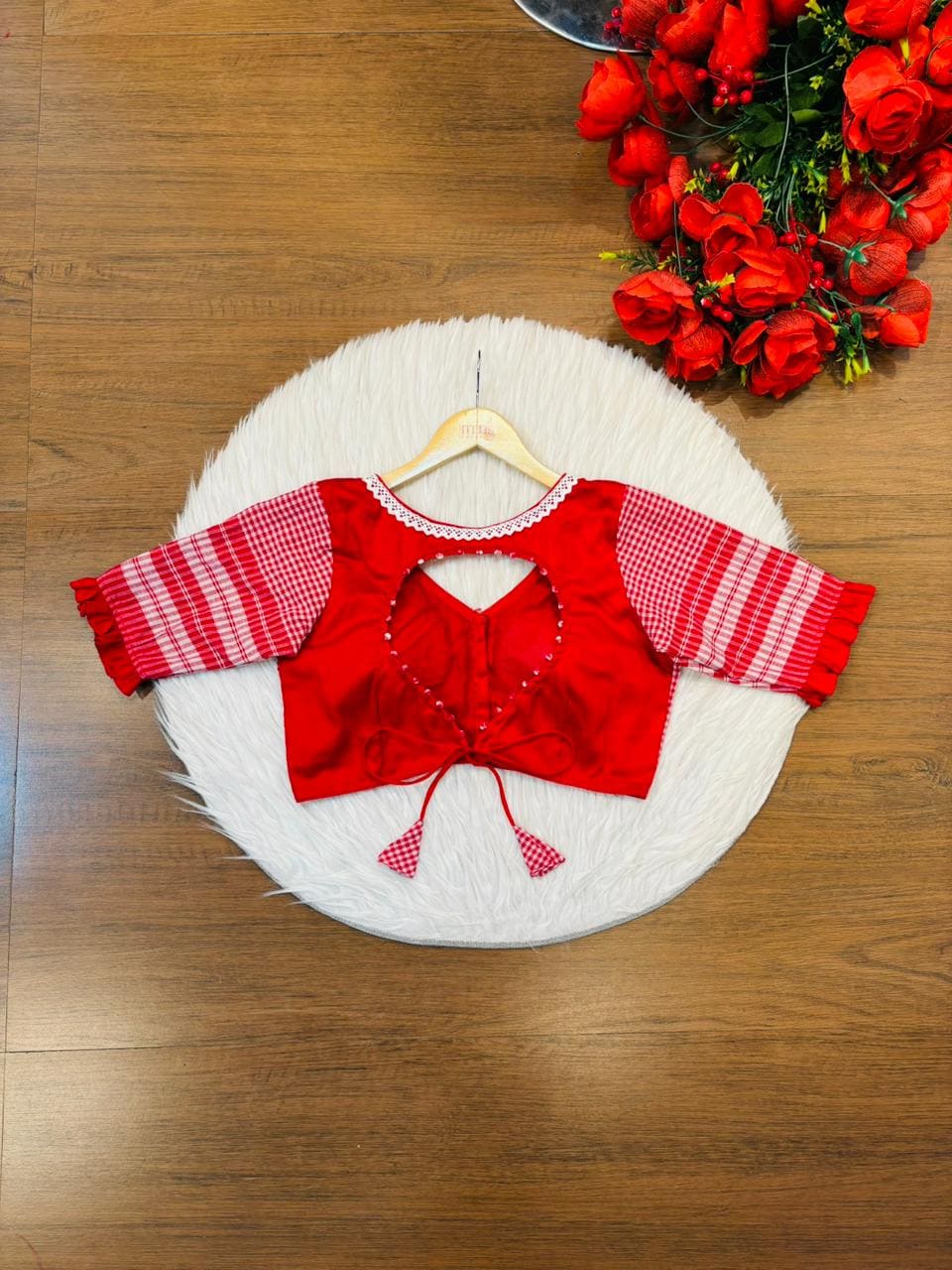 Bihu Rani-Gamcha Designer Blouse