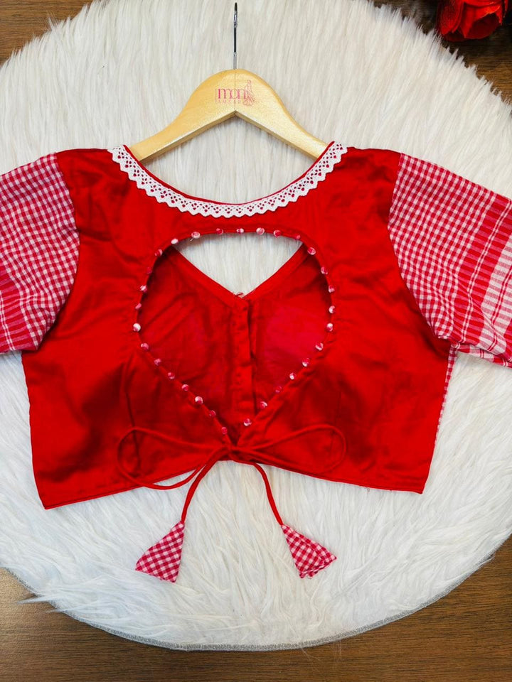 Bihu Rani-Gamcha Designer Blouse