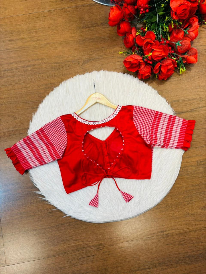 Bihu Rani-Gamcha Designer Blouse