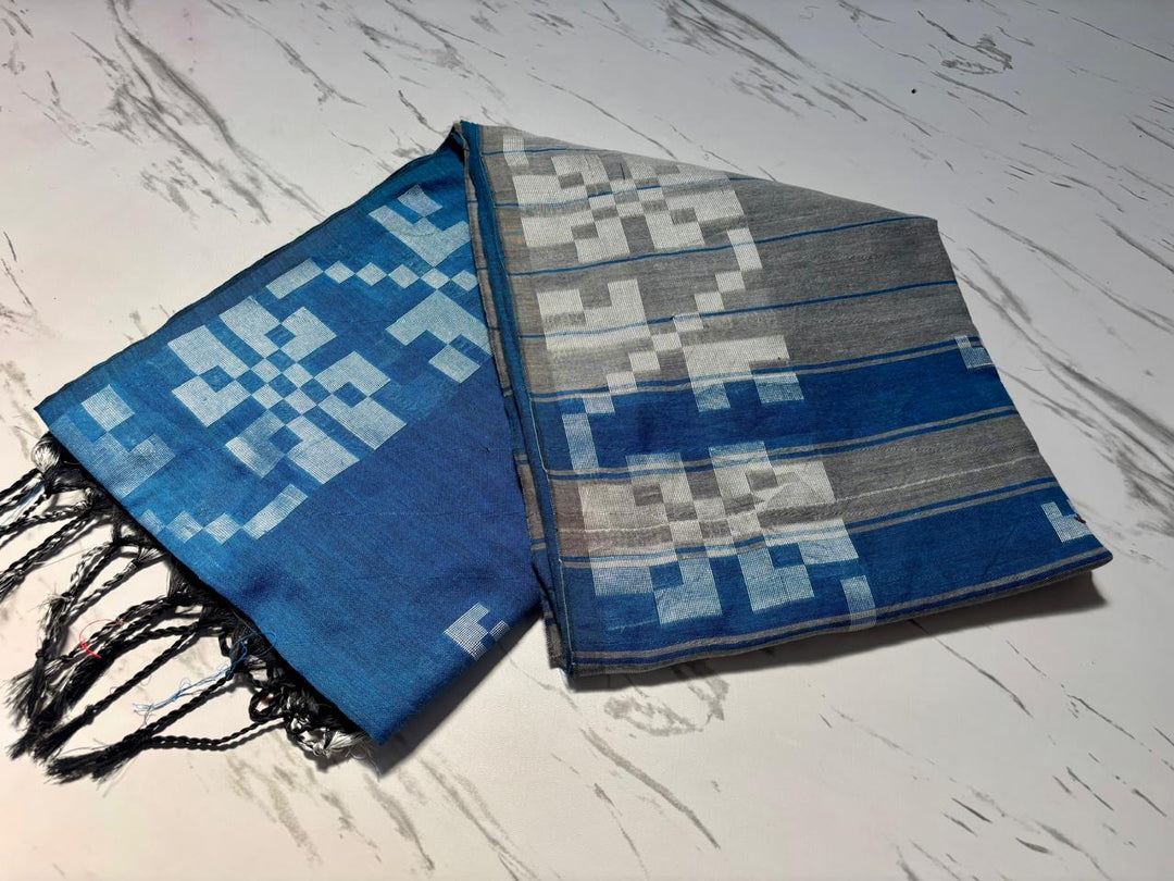 Mrinalini Khadi Cotton Saree