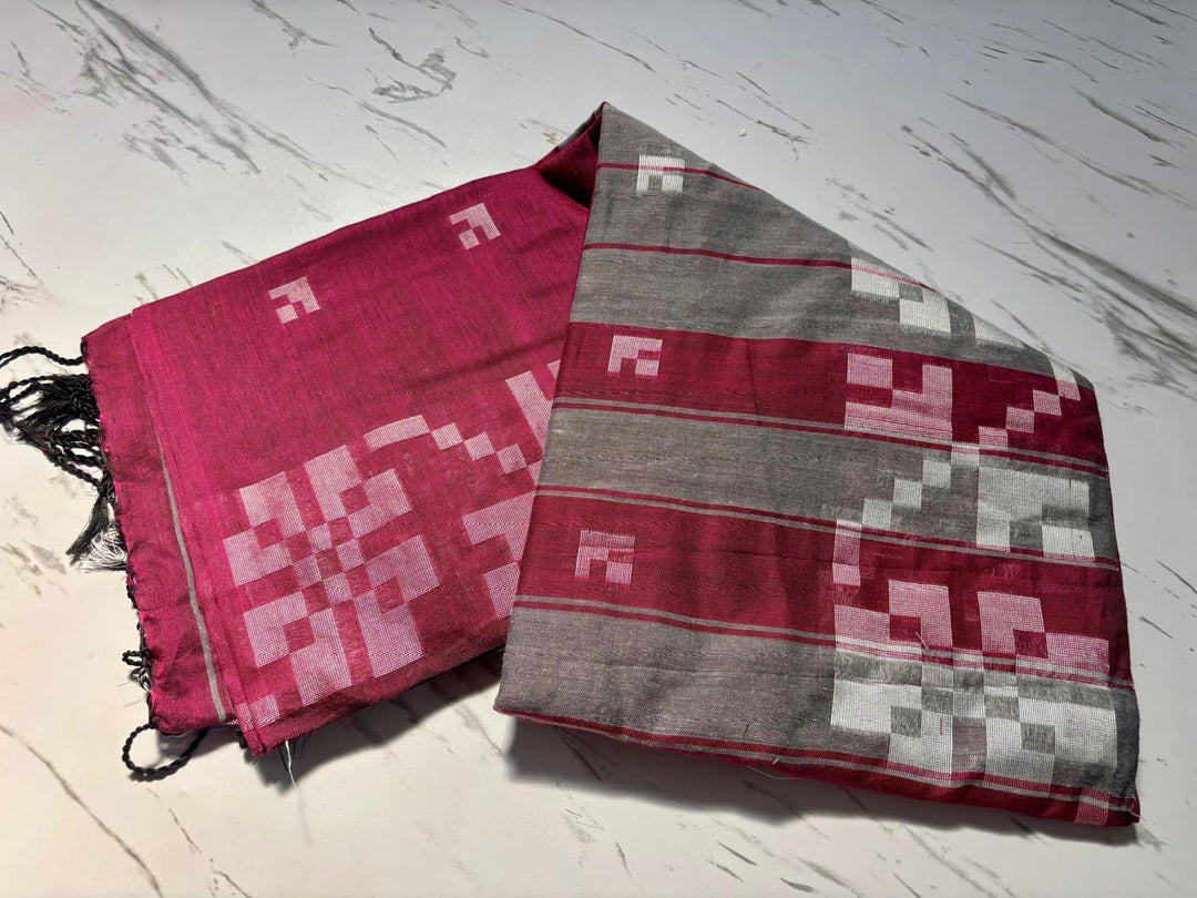 Mrinalini Khadi Cotton Saree