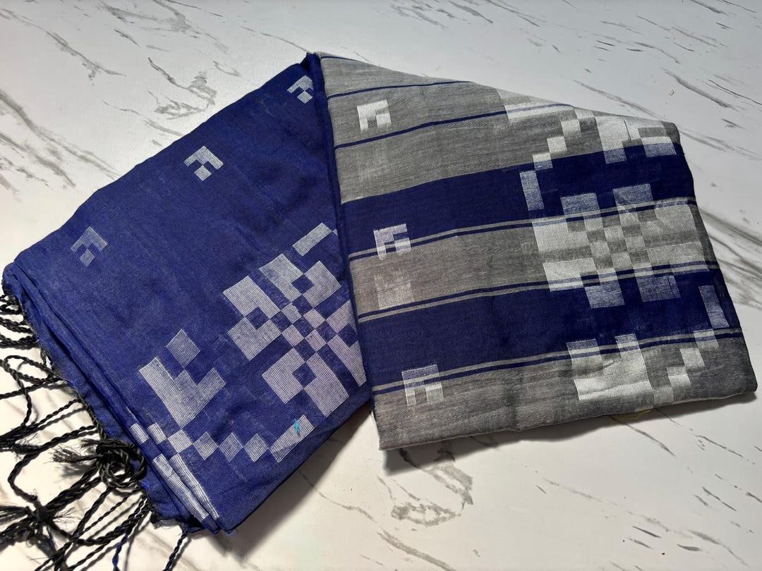 Mrinalini Khadi Cotton Saree