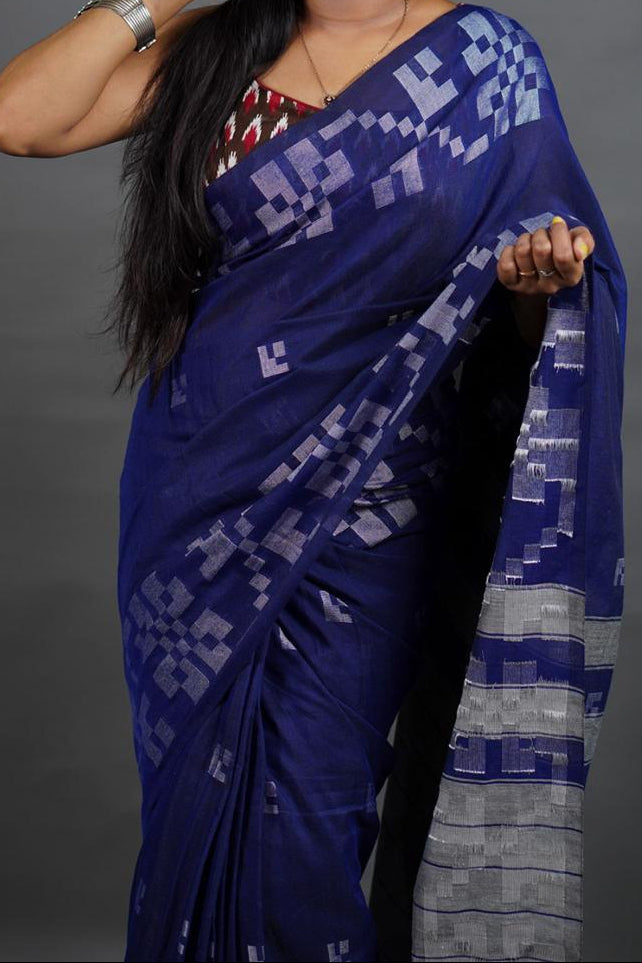 Mrinalini Khadi Cotton Saree