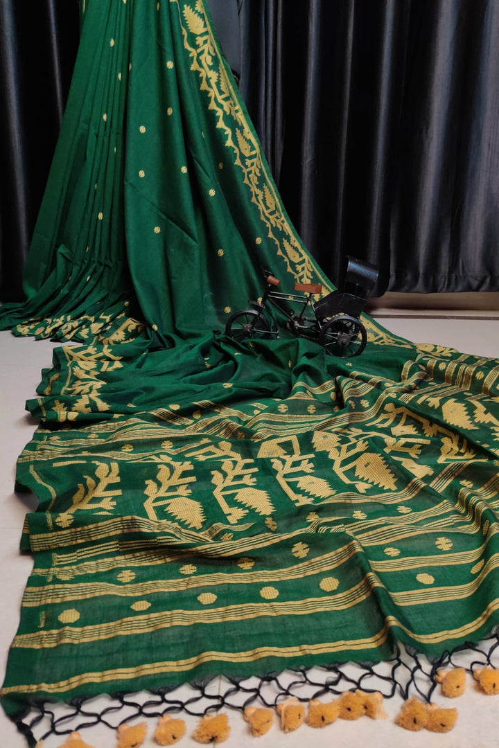 Madhubanika Mul Cotton Saree