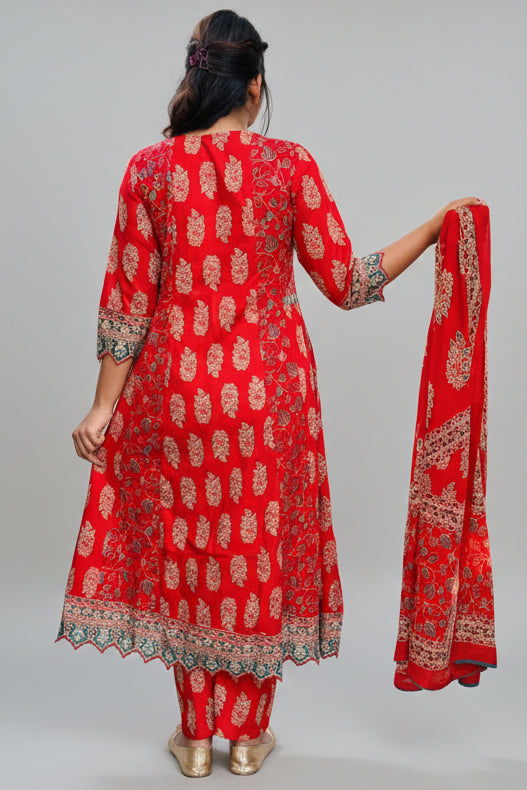 Welcoming Summer- Designer Cotton Suit Set
