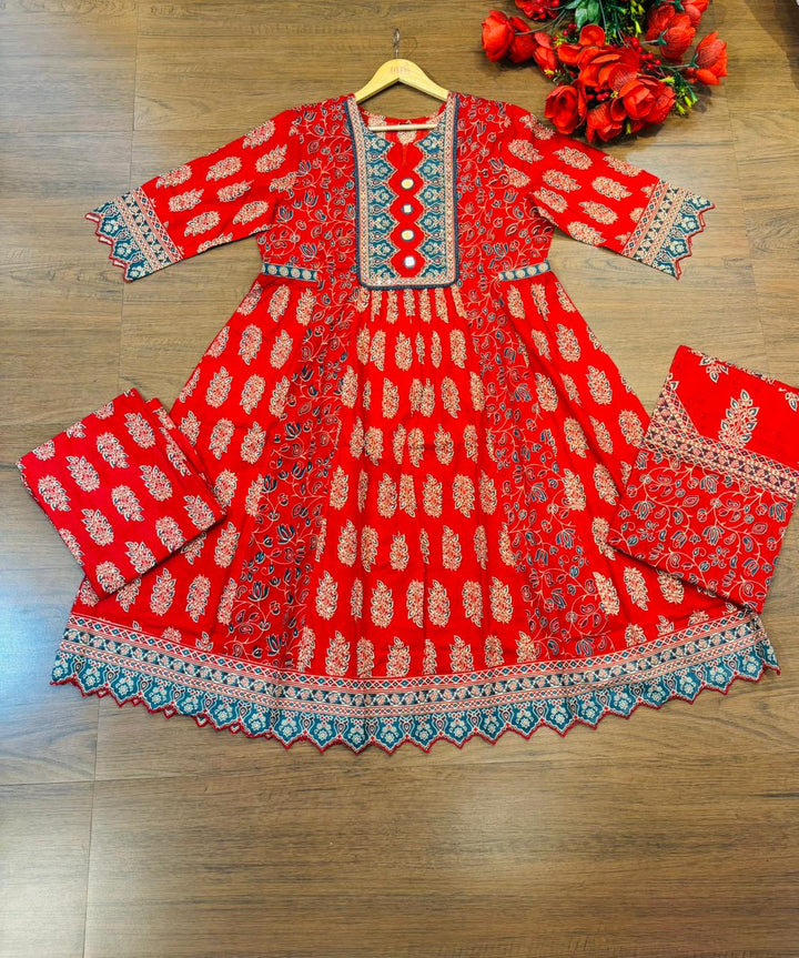 Welcoming Summer- Designer Cotton Suit Set