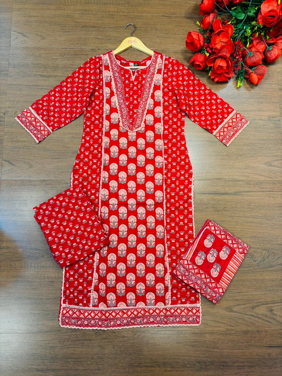 Daily Charm Designer Cotton Suit Set