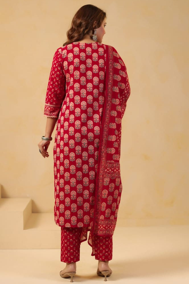 Daily Charm Designer Cotton Suit Set