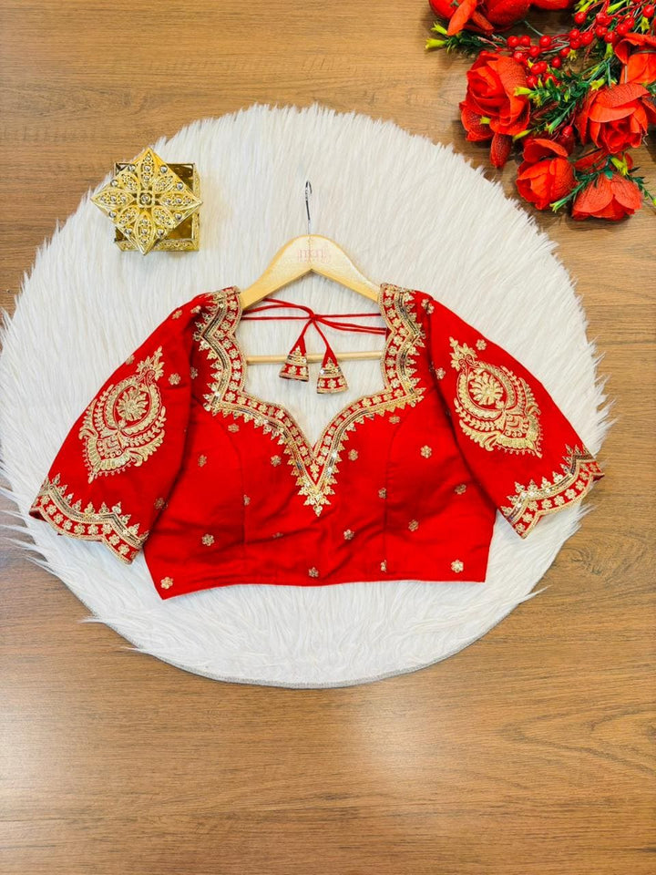 Suhani Aura - Vichitra Silk Blouse