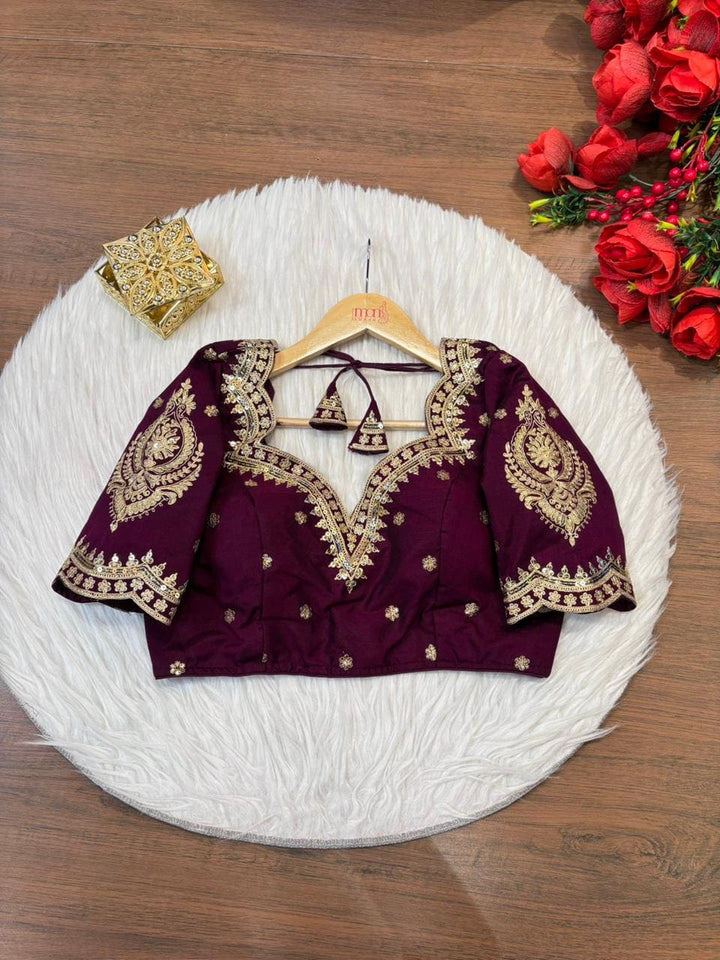Suhani Aura - Vichitra Silk Blouse