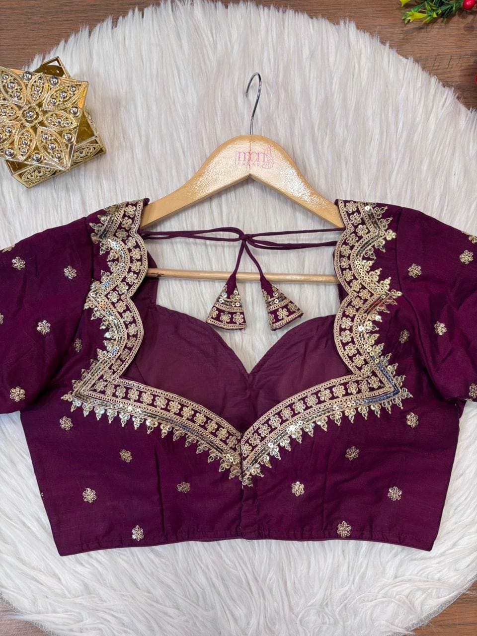 Suhani Aura - Vichitra Silk Blouse