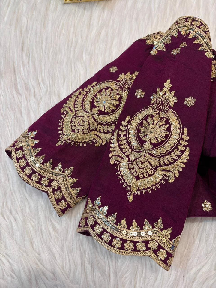 Suhani Aura - Vichitra Silk Blouse