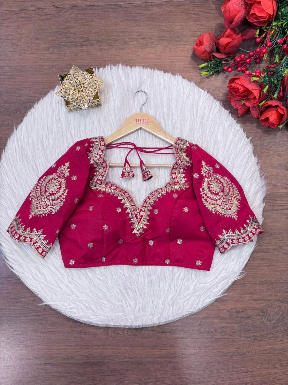 Suhani Aura - Vichitra Silk Blouse
