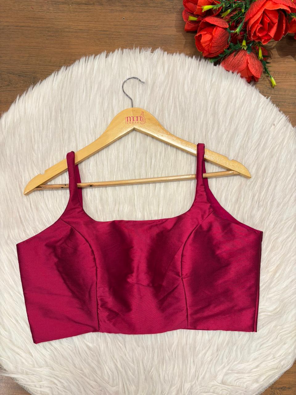 The Bonedi Baddie - Solid Fancy Designer Blouse