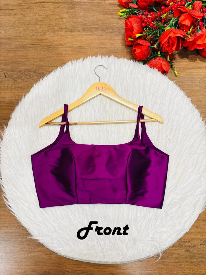 The Bonedi Baddie - Solid Fancy Designer Blouse