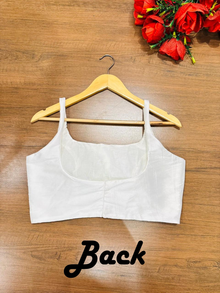 The Bonedi Baddie - Solid Fancy Designer Blouse