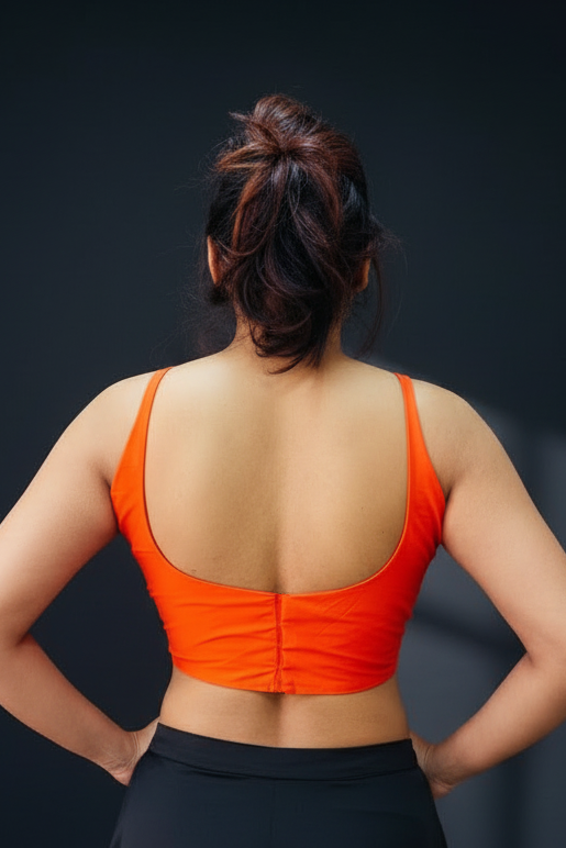 The Bonedi Baddie - Solid Fancy Designer Blouse