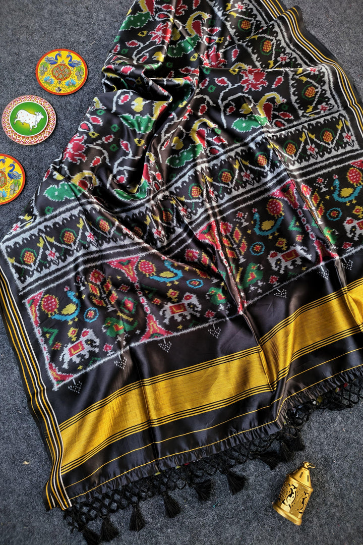 Rajrekha Patola Silk Saree