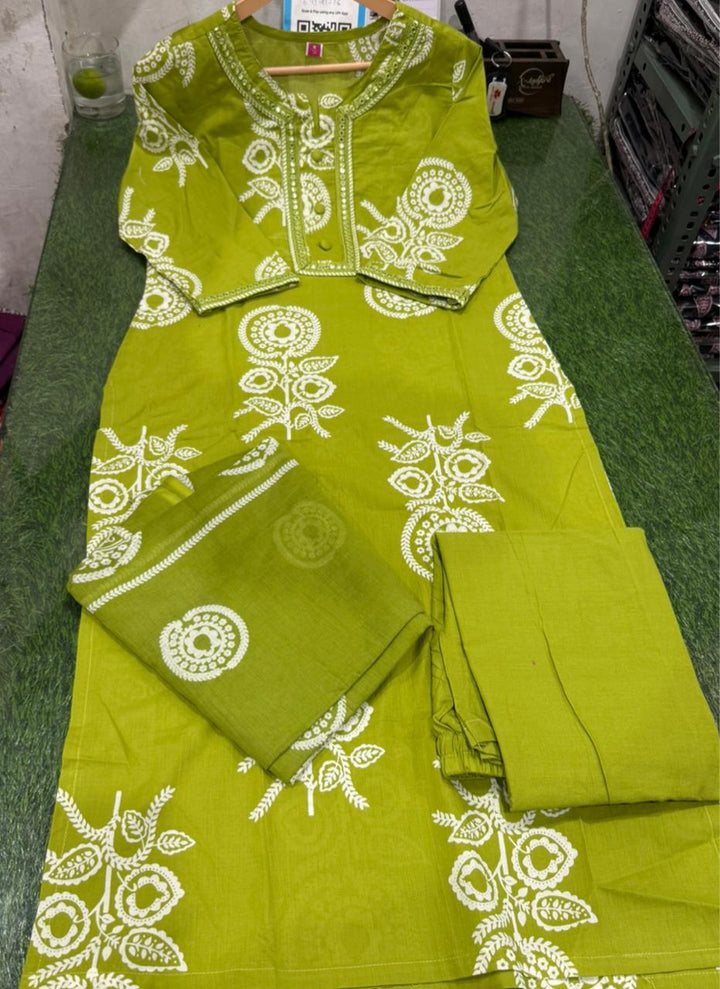 Flourti Setwer Story Cotton Kurti