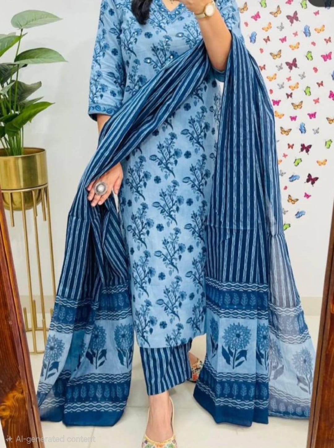 Mourika Cotton Kurti Set