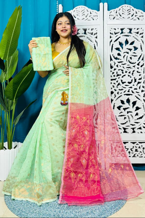 Subhasini Zari Jamdani Saree
