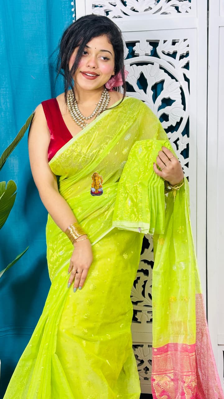 Subhasini Zari Jamdani Saree